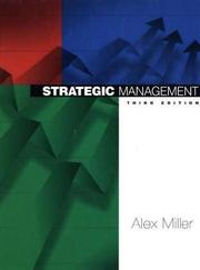 Strategic Management (McGraw-Hill International Editions) by Miller ...