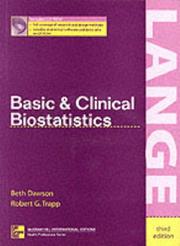 Cover of: Basic Clinical Biostatistics