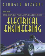 Cover of: Principles and Applications of Electrical Engineering by Giorgio Rizzoni, Giorgio Rizzoni