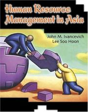 Cover of: Human Resource Management In Asia by Lee Soo Hoon, John M. Ivancevich