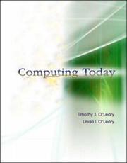 Cover of: Computing Today by Linda I O'Leary