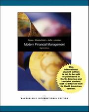 Cover of: Modern Financial Management (With S&P Card) by Stephen A Ross, Randolph W Westerfield, Jeffrey Jaffe