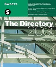 Cover of: The Directory 2000 by Sweet's Group