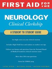 Cover of: First Aid for the Neurology Clerkship by Latha Stead