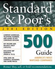Cover of: Standard & Poor's 500 Guide by Standard & Poor's
