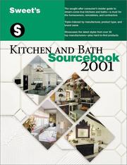 Sweet's Kitchen and Bath Sourcebook 2001 by Sweets