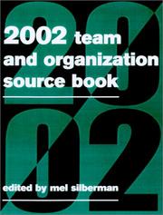 Cover of: The 2002 Team & Organization Development Sourcebook