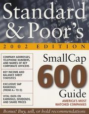Cover of: Standard & Poor's SmallCap 600 Guide 2002 by Standard & Poor's