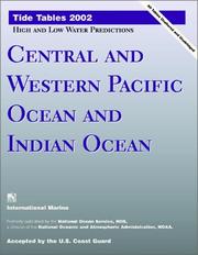 Cover of: Tide Tables 2002: Central Pacific Ocean and Indian Ocean