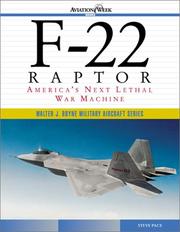 Cover of: F-22 Raptor: America's Next Lethal War Machine (Walter J. Boyne Military Aircraft)
