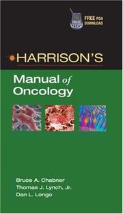 Cover of: Harrison's Manual of Oncology by Bruce Chabner, Dan L. Longo