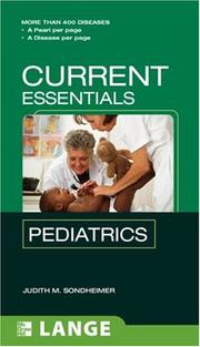 Cover of: Current Essentials of Pediatrics