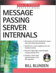 Cover of: Message Passing Server Internals by Bill Blunden