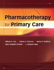 Cover of: Pharmacotherapy for Primary Care | William D. Linn