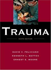 Cover of: Trauma (Trauma (Moore)) by David V. Feliciano, Kenneth L. Mattox, Ernest E. Moore