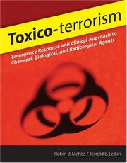 Cover of: Toxico-terrorism by Jerrold B. Leikin, Robin B. McFee