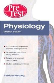 Cover of: Physiology | Patricia Metting