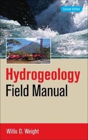 Hydrogeology Field Manual