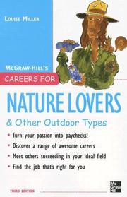 Cover of: Careers for Nature Lovers & Other Outdoor Types