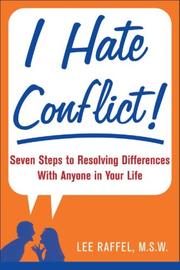 I hate conflict!