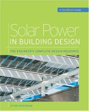 Cover of: Solar Power in Building Design (GreenSource Books) | Peter Gevorkian