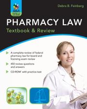 Pharmacy Law by Debra B. Feinberg