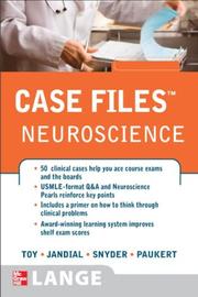 Cover of: Case Files by Eugene C. Toy, Rahul Jandial, Evan Y. Snyder