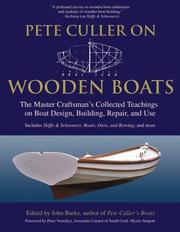 Cover of: Pete Culler on Wooden Boats by John G. Burke