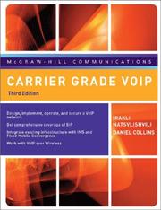 Cover of: Carrier Grade VoIP by Irakli Natsvlishvili, Daniel Collins