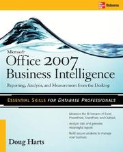 Cover of: Microsoft ®  Office 2007 Business Intelligence by Doug Harts