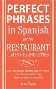 Cover of: Perfect Phrases In Spanish For The Hotel and Restrarant Industries