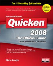 Cover of: Quicken 2008 The Official Guide (Quicken: The Official Guide)