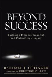 Cover of: Beyond Success by Randy Ottinger
