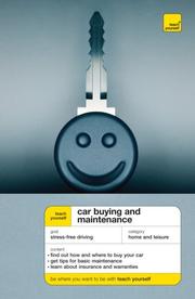 Cover of: Teach Yourself Car Buying and Maintenance