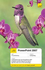 Cover of: Teach Yourself Power Point 2007