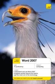 Cover of: Teach Yourself Word 2007