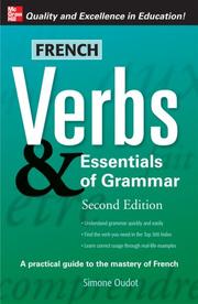 Cover of: French Verbs & Essentials of Grammar, 2E (Verbs and Essentials of Grammar)