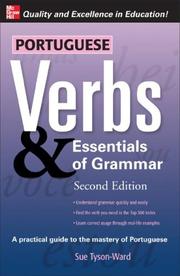 Cover of: Portuguese Verbs & Essentials of Grammar 2E. (Verbs and Essentials of Grammar) by Sue Tyson-Ward