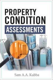 Cover of: Property Condition Assessments