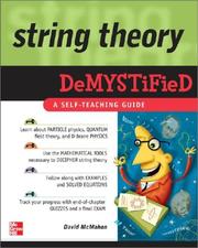 String theory demystified by David McMahon