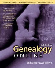 Cover of: Genealogy Online by Elizabeth Powell Crowe