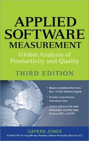 Cover of: Applied Software Measurement by Capers Jones