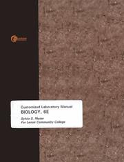 Front cover of Customized Biology by Mader