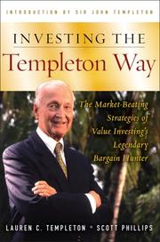 Cover of: Investing the Templeton Way by Lauren C. Templeton, Scott Phillips