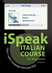 Cover of: iSpeak Italian Course for Beginners