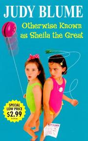 Cover of: Otherwise Known as Sheila the Great by Judy Blume