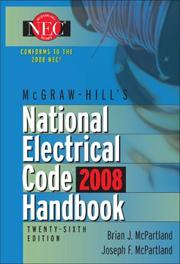 Cover of: McGraw-Hill National Electrical Code 2008 Handbook, 26th Ed. (Mcgraw Hill's National Electrical Code Handbook)