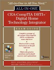 Cover of: CEA-DHTI+ Digital Home Technology Integrator All-In-One Exam Guide, Second Edition (All-in-One)