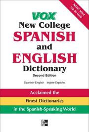 Cover of: Vox Spanish College Dictionary (Vox Dictionary)