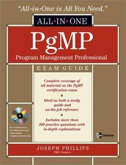 Cover of: Program Management Professional (PgMP) All-in-One Exam Guide (All-in-One) by Joseph Phillips